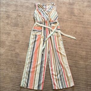 Blush Multicolor Striped Jumpsuit